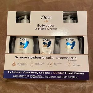 Dove Intense Care Body Lotion & Hand Cream Set